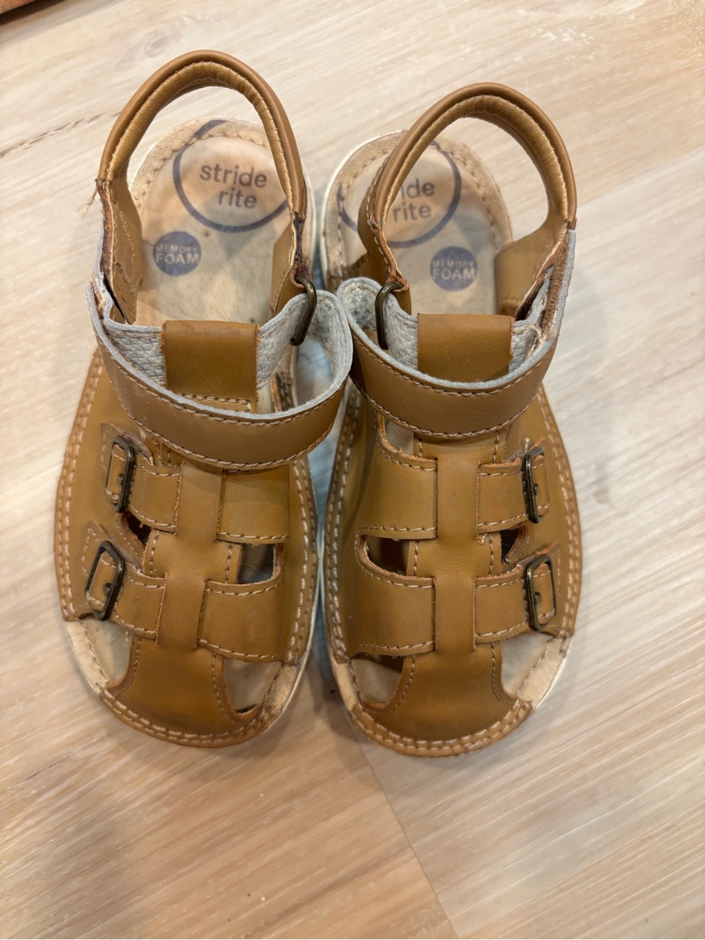 Stride Rite SRtech Reign sandals.